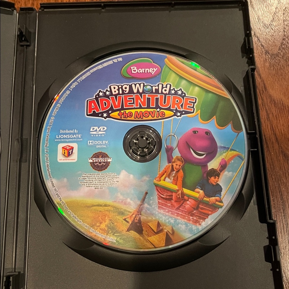 Barney Big World Adventure the Movie DVD - Picture 3 of 4